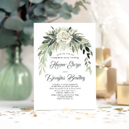 Greenery Garland Vintage Engagement Partei Einladung