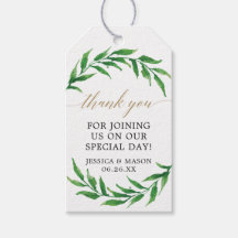 Greenery Gastgeschenk Hochzeit Tag