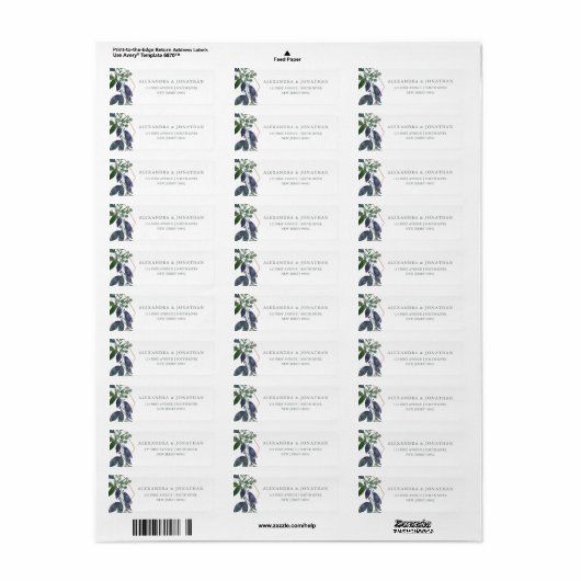 Greenery Geo | Rose Gold Wedding (Vorne)