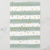 Greenery Geometric Baby in Bloom Guess Baby Food (Rückseite)