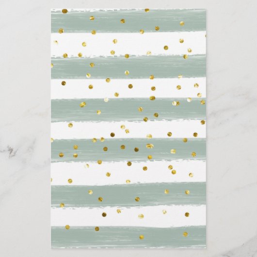 Greenery Geometric Baby in Bloom Mommy oder Daddy (Rückseite)