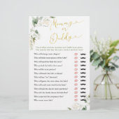 Greenery Geometric Baby in Bloom Mommy oder Daddy (Stehend Vorderseite)