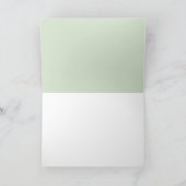 Greenery Geometric Brautparty Danke Karte (Innenseite)