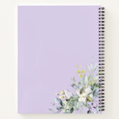 Greenery Geometric Brautparty Rezept Buch (Rückseite)