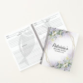 Greenery Geometric Brautparty Rezept Buch (Innenseite)