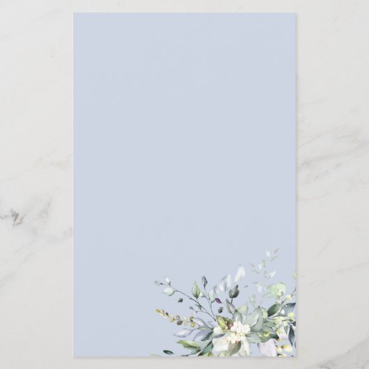 Greenery Geometric Bridal Word Scramble Game Flyer (Hinten)