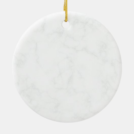 Greenery Geometric First Christmas Verlobt Keramik Ornament (Hinten)