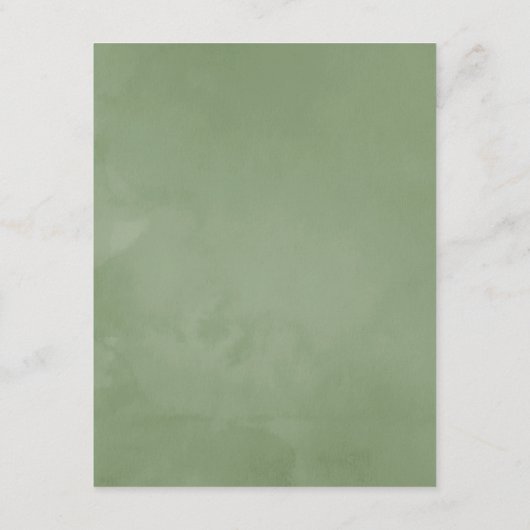 Greenery Geometric Wedding Guest Details Begleitkarte (Rückseite)