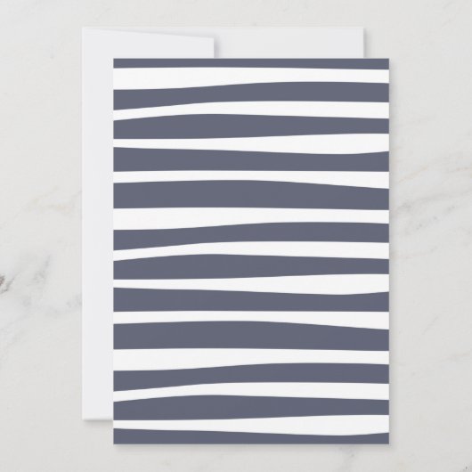 Greenery Giraffe Boy Baby Shower Einladung (Rückseite)