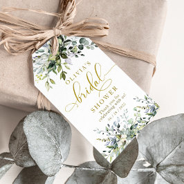 Greenery Gold Brautparty Fvor Tag Geschenkanhänger