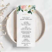 Greenery Gold Elegante Speisekarte Einladung