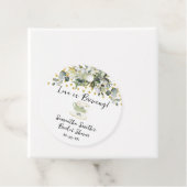 Greenery Gold Liebe Brauen Tee Dusche Gefallen Geschenkanhänger (Beispiel)