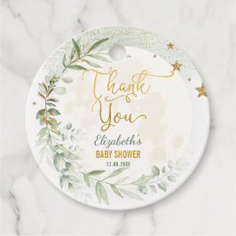 Greenery Gold Moon Twinkle Little Star Baby Dusche Geschenkanhänger