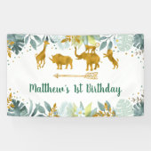 Greenery Gold Safari Banner (Horizontal)