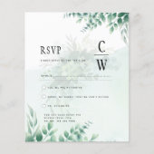 Greenery Gold Wedding Eucalyptus UAWG QR CODE (Vorderseite)