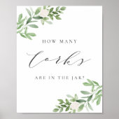 Greenery Gray Wie viele Korken sind im Jar Spiel Poster (Vorne)