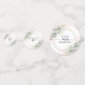 Greenery Greenery Watercolor Brautparty Confett Konfetti (Vorderseiten)