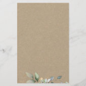 Greenery Guess The Dress Brautparty Game (Rückseite)