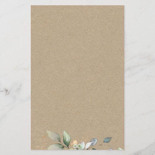 Greenery Guess The Dress Brautparty Game Flyer (Hinten)