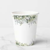 Greenery Herbal Brautparty Paper Cup Pappbecher (Rückseite)