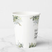 Greenery Herbal Brautparty Paper Cup Pappbecher (Rechts)