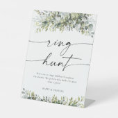 Greenery Herbal Ring Hunt Sign Sockelschild (Vorderseite)