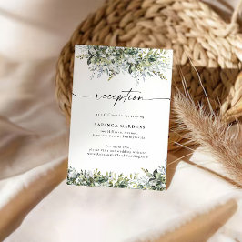 Greenery Herbal Wedding Enclosure Card Begleitkarte