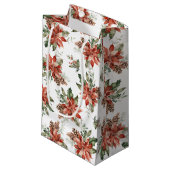 Greenery Holiday Gift Bags Kleine Geschenktüte (Vorderseite Schrägansicht)