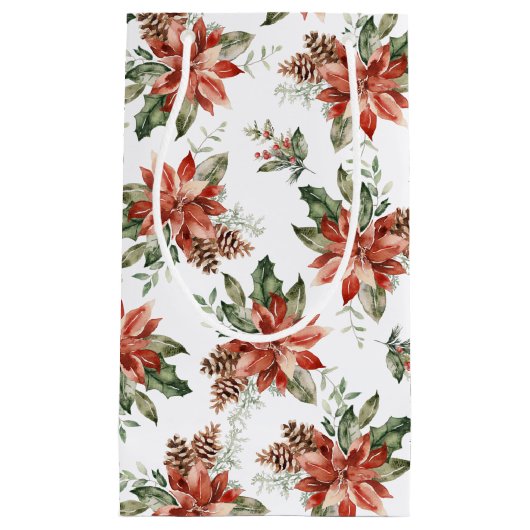 Greenery Holiday Gift Bags Kleine Geschenktüte (Vorderseite)