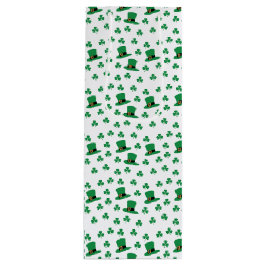 Greenery Irish Clovers and Hats Gift Bag Geschenktüte Für Weinflaschen