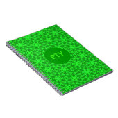 Greenery Kaleidoscope Notizblock (Rechte Seite)