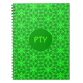 Greenery Kaleidoscope Notizblock (Vorderseite)