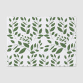 Greenery Leaf Pattern Seidenpapier (Vorderseite)