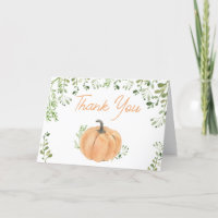 Greenery Little Pumpkin Baby Shower