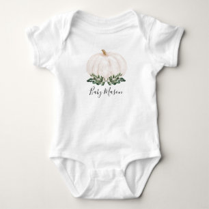 Greenery Little Pumpkin Baby Shower Geschenke Strampler