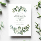 Greenery Luncheon Mitarbeiter Volunteer Wertschätz Einladung