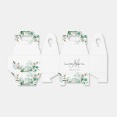 Greenery Monogram Gastgeschenk Hochzeit Boxes Geschenkschachtel (Ungefaltet)