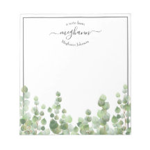 Greenery Monogram Script | vom Schreibtisch der An