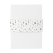 Greenery Monogram Wedding Invitation Bly Band (Rückseitenbeispiel)