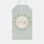 Greenery Moon Twinkle Little Star Duwer Favors Geschenkanhänger (Rückseite)