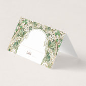 Greenery Name Cards Wedding Table Vintage (Vorderseite)
