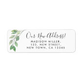 Greenery New Address Rücksendeadresse (Vorne)