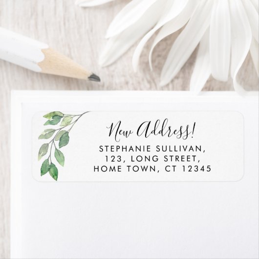 Greenery New Address Rücksendeadresse (Insitu)