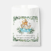 Greenery Noah's Ark Niedlicher Tiere Baby Birthday Geschenktütchen (Vorderseite)