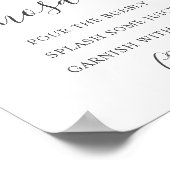 Greenery Olive Mimosa Bar Poster (Ecke)