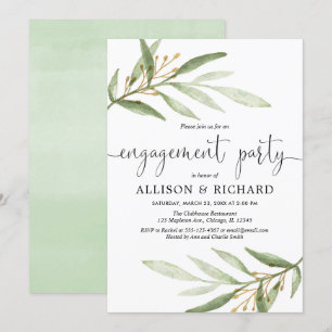 Greenery-Party Einladung
