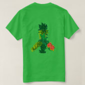 Greenery Peace Sign T - Shirt (Design Rückseite)