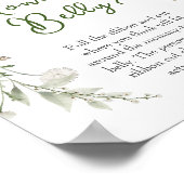 Greenery Peter Rabbit Wildblume Big Mommy Bly Poster (Ecke)