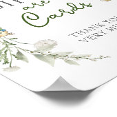 Greenery Peter Rabbit Wildblume Geschenke und Kart Poster (Ecke)