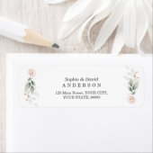 Greenery Pink Floral Gold Hochzeitsreportadressen (Insitu)